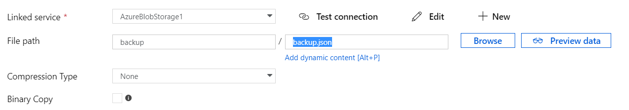 Azure Storage Filepath