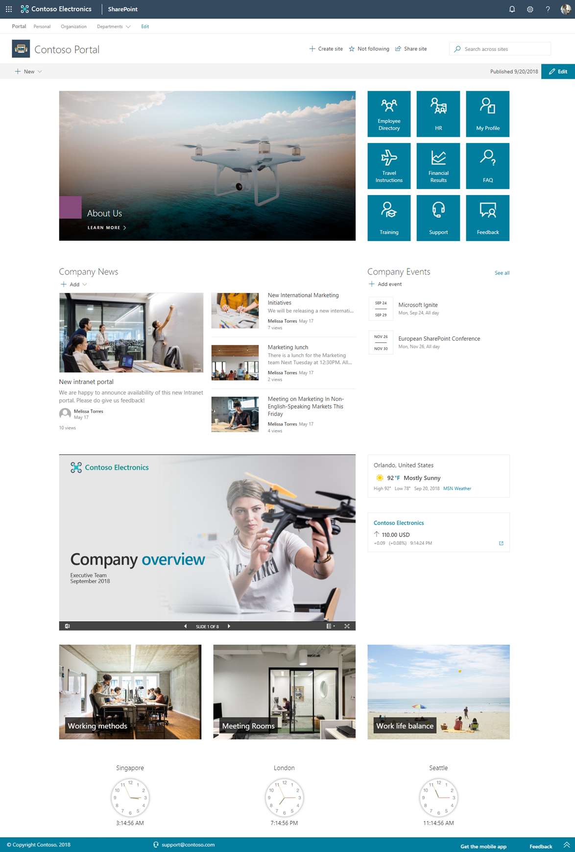 Contoso Portal