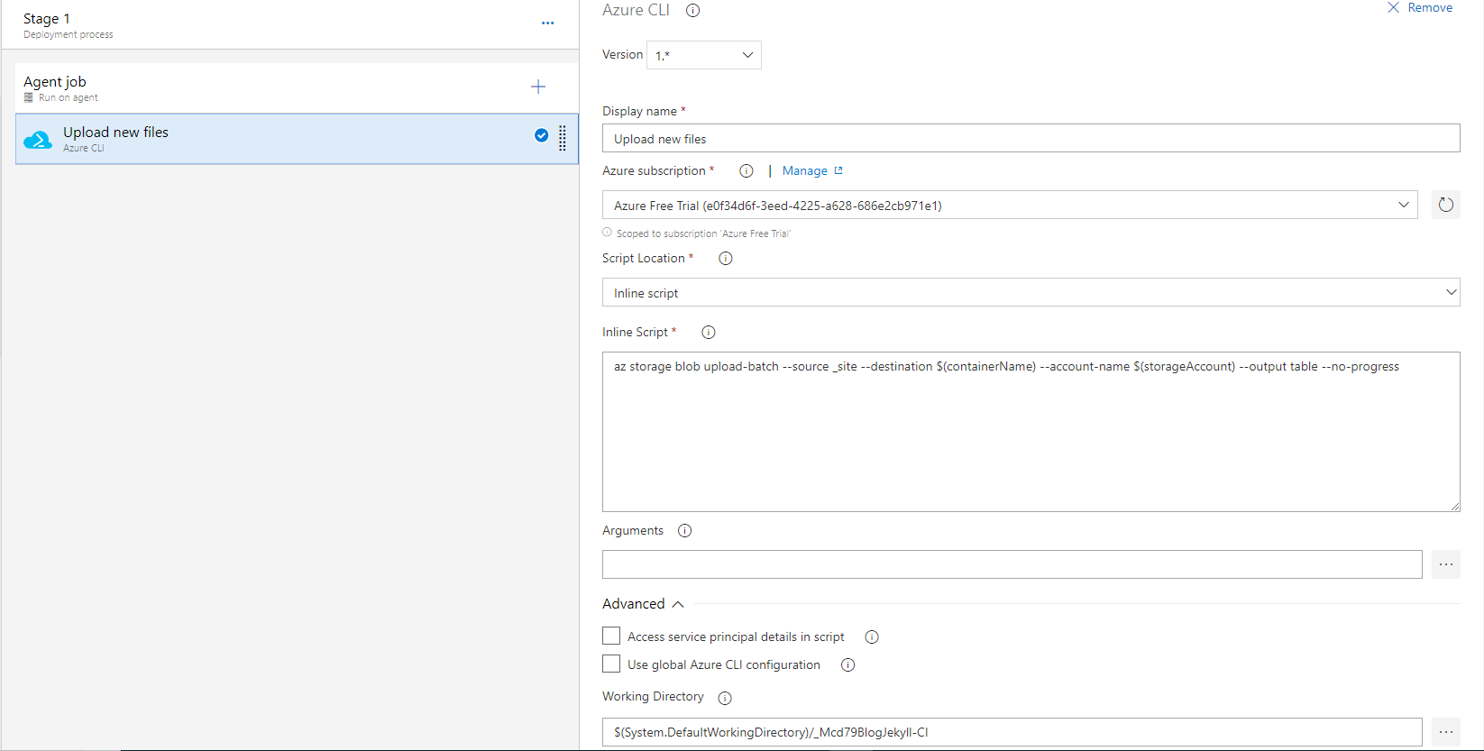 Dev Ops Release Task